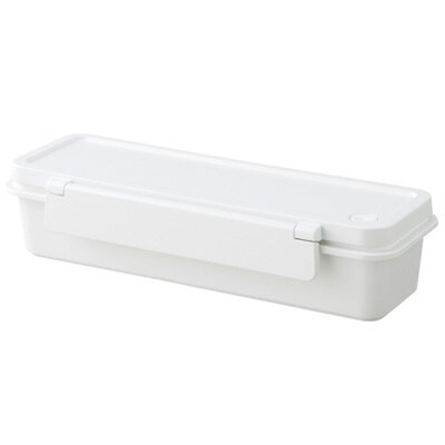 電子レンジ・食洗機対応 密閉型お弁当箱 白 小 | 無印良品