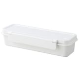 電子レンジ・食洗機対応　密閉型お弁当箱　白　小