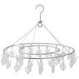 アルミ丸型壁面洗濯用ハンガー