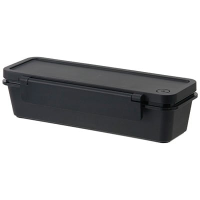【7個セット】弁当箱 黒 400ml ワンプッシュ密閉 食洗器 電子レンジ 対応 楽天市場】PUSH&PUSH 400ml ワンプッシュ 簡単開閉 密閉保存容器