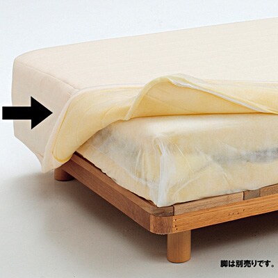 【パーツ】脚付ボンネル・ポケットコイルマットレス・スモール・側生地