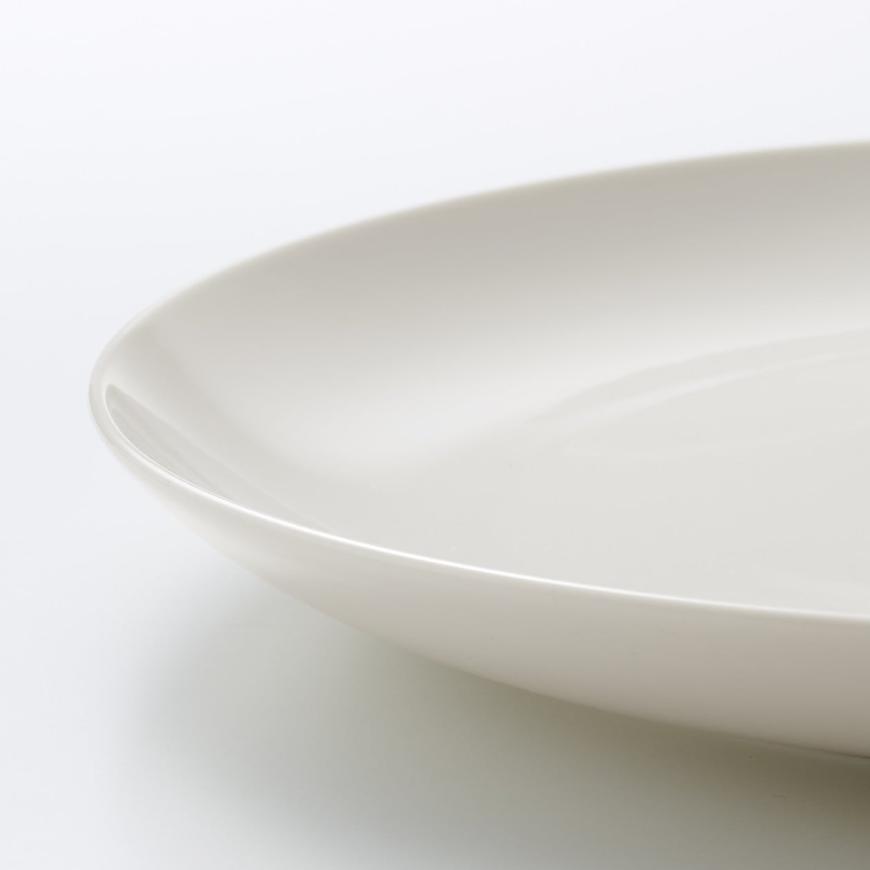 磁器ベージュ皿 約直径２６×高さ３ｃｍ | 磁器ベージュ 食器 通販 | 無印良品