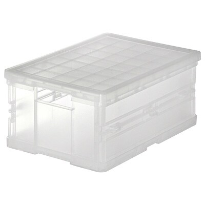 ポリプロピレンキャリーボックス・折りたたみ式・小/約幅25.5×奥36×高16.5cm