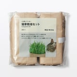 土を使っていない　猫草栽培セット