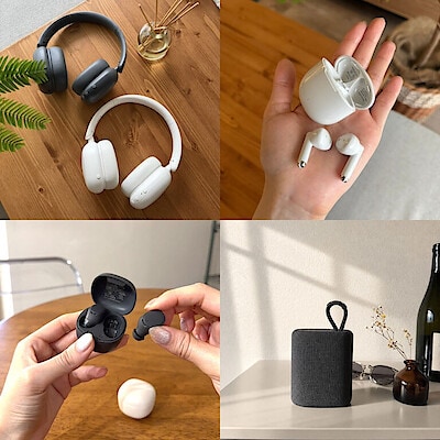 新発売のイヤホン、ヘッドホン、スピーカーの使い心地を紹介します