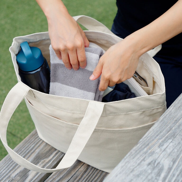 無印良品の帆布トートバッグ