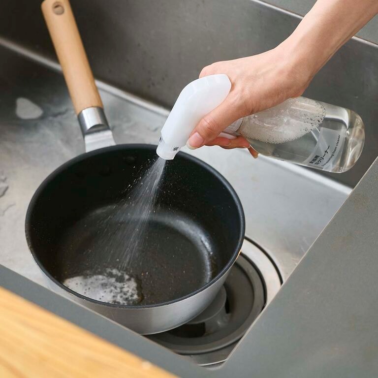 直接、吹きつける。食器用 希釈洗剤