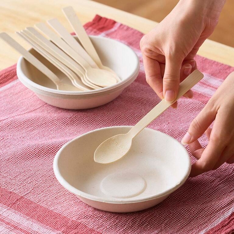 使い切りの安心と思いやり。竹スプーン