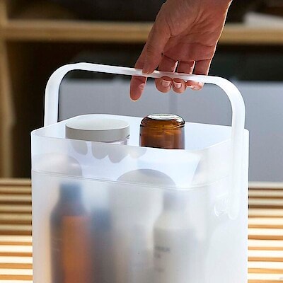 持ち運べる。メイクボックス用ハンドル