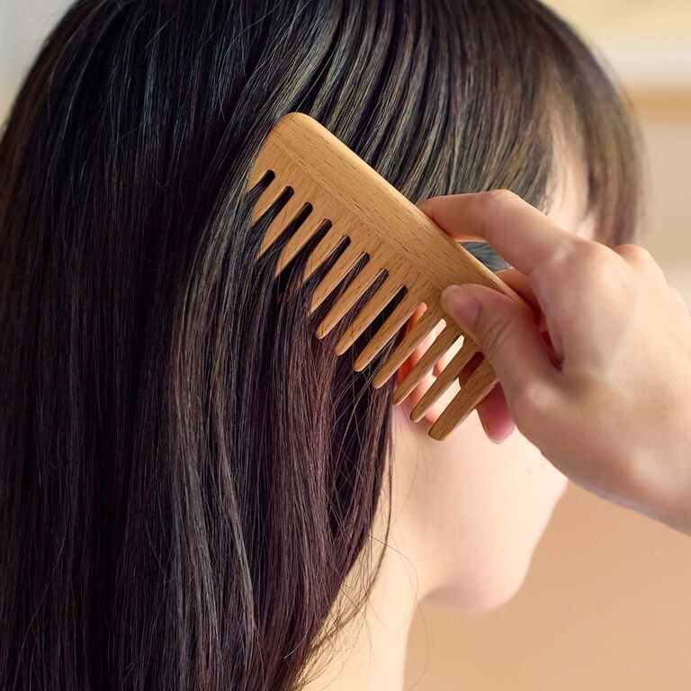 とかしやすい。ブナ材 ヘアコーム