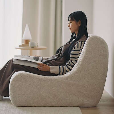 体にフィットするソファ セット グレーベージュ ポリエステル平織