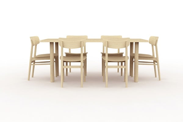 無印良品 木製テーブル天板80㎝×80㎝ 木製テーブル脚４本高さ35㎝-