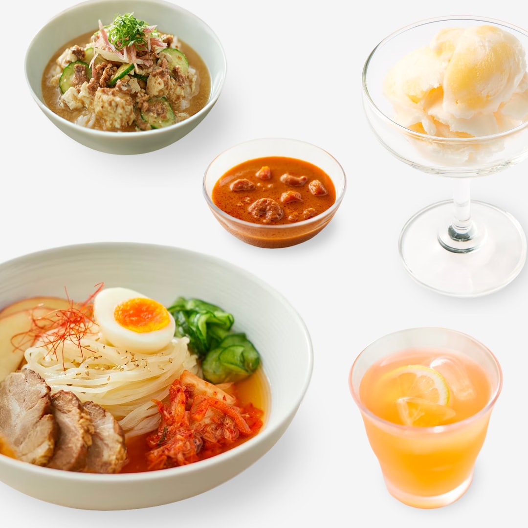 暑い日に冷やして食べる夏メニュー