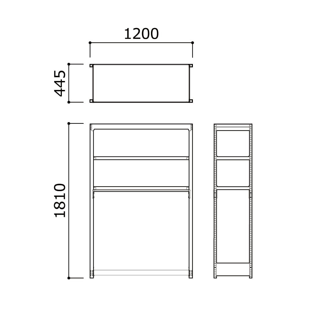 地域限定送料無料❗️ 無印良品　スチールラック✨ スチールオープンラック ワイド 中 下段解放セット – 法人向け