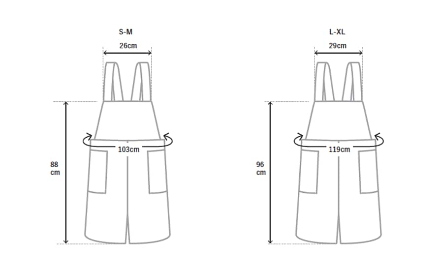 エプロンのサイズ