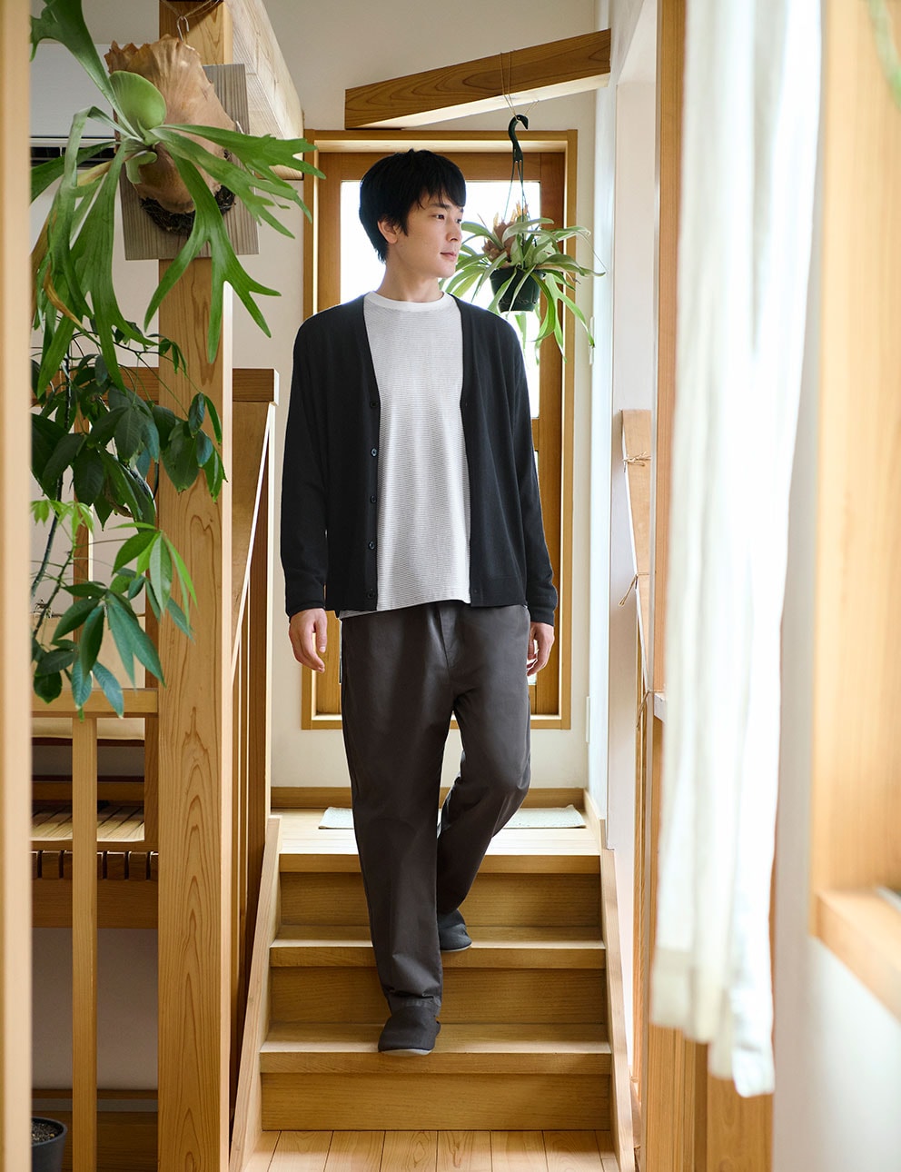 無印良品 きほん服 イージーパンツ