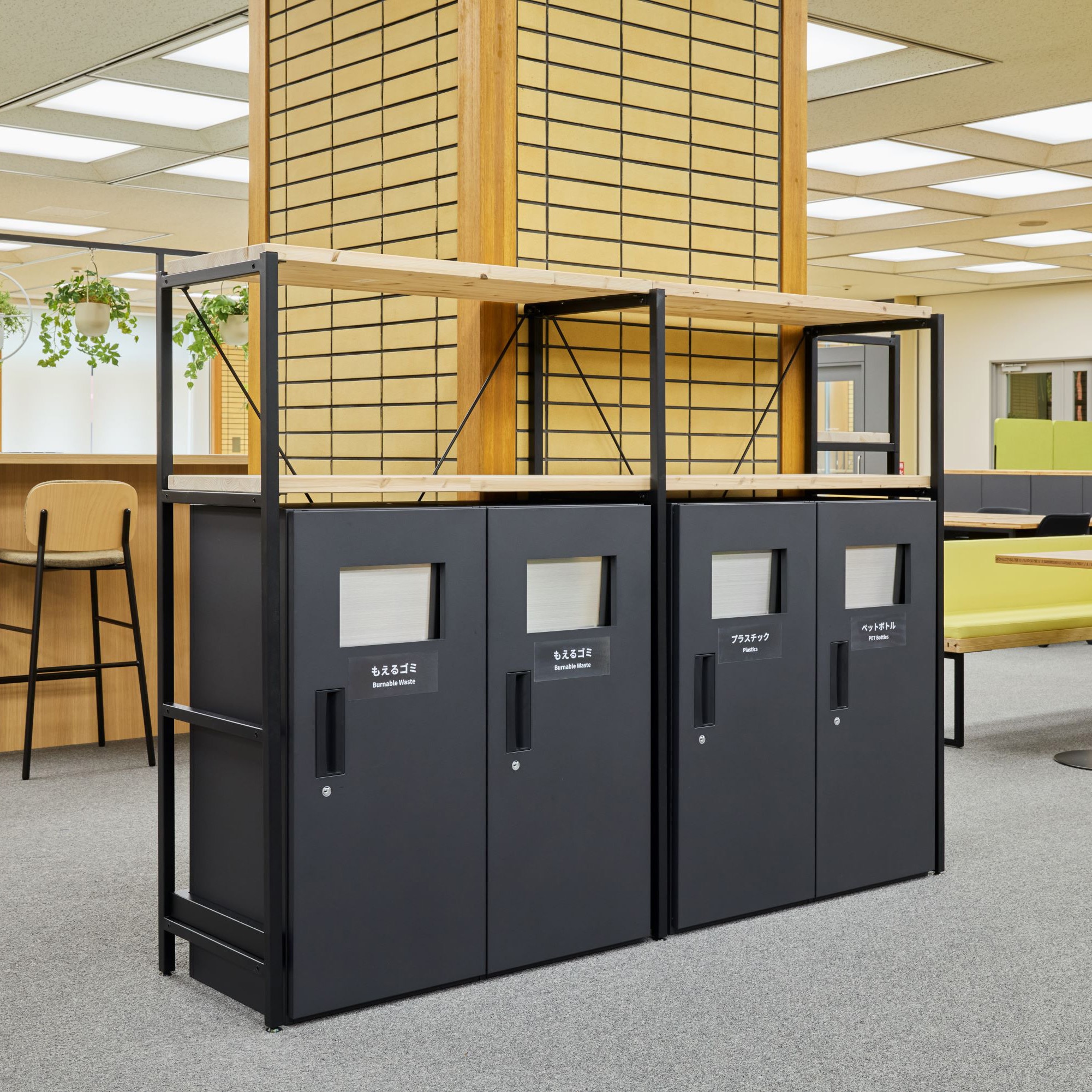 スチールダストボックス フラップ扉付き – 法人向け空間商材 | 無印良品