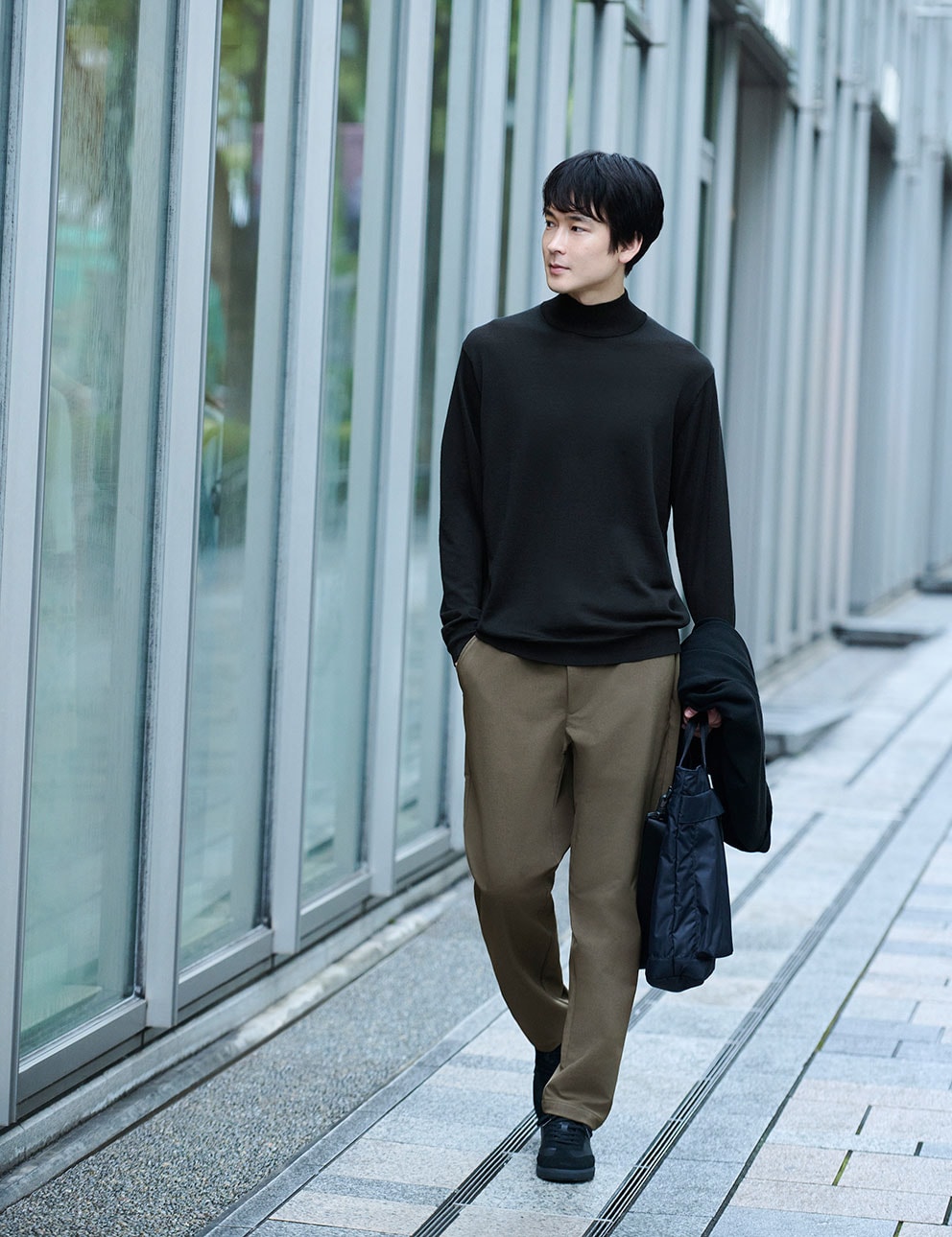 無印良品　きほん服　イージーパンツ