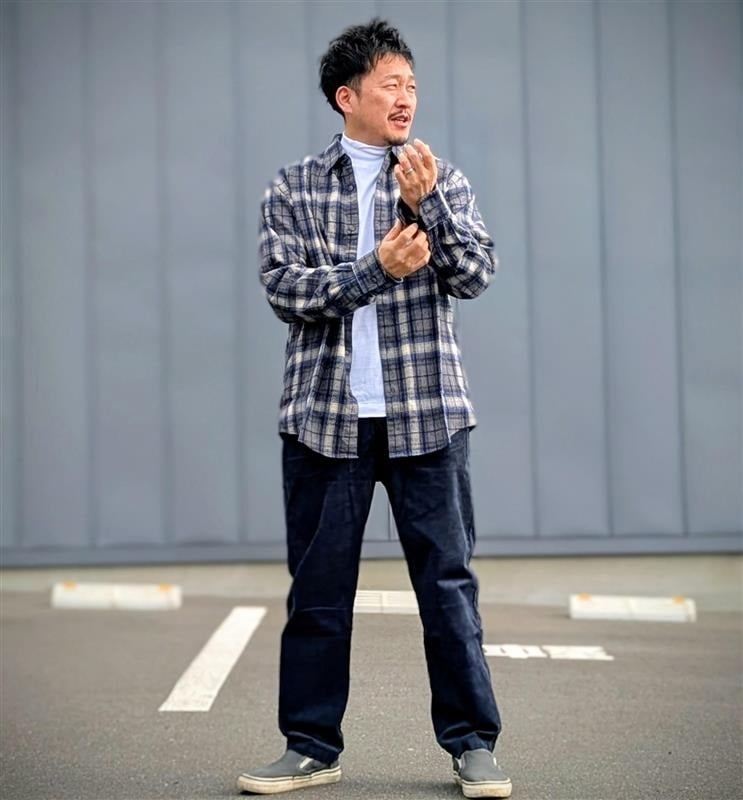 ［スタッフスナップ］紳士┃秋服も、冬服もフランネルシャツで彩ります_nEeG1c
