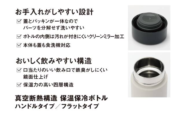 真空断熱構造 保温保冷ボトル