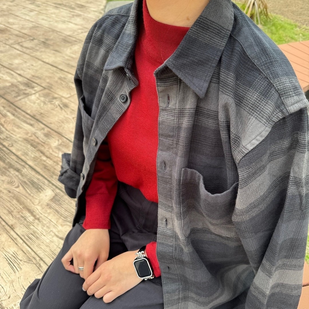 【スタッフスナップ】体も気持ちもあたたかい、秋のフランネル┃婦人編_XBh7Mk