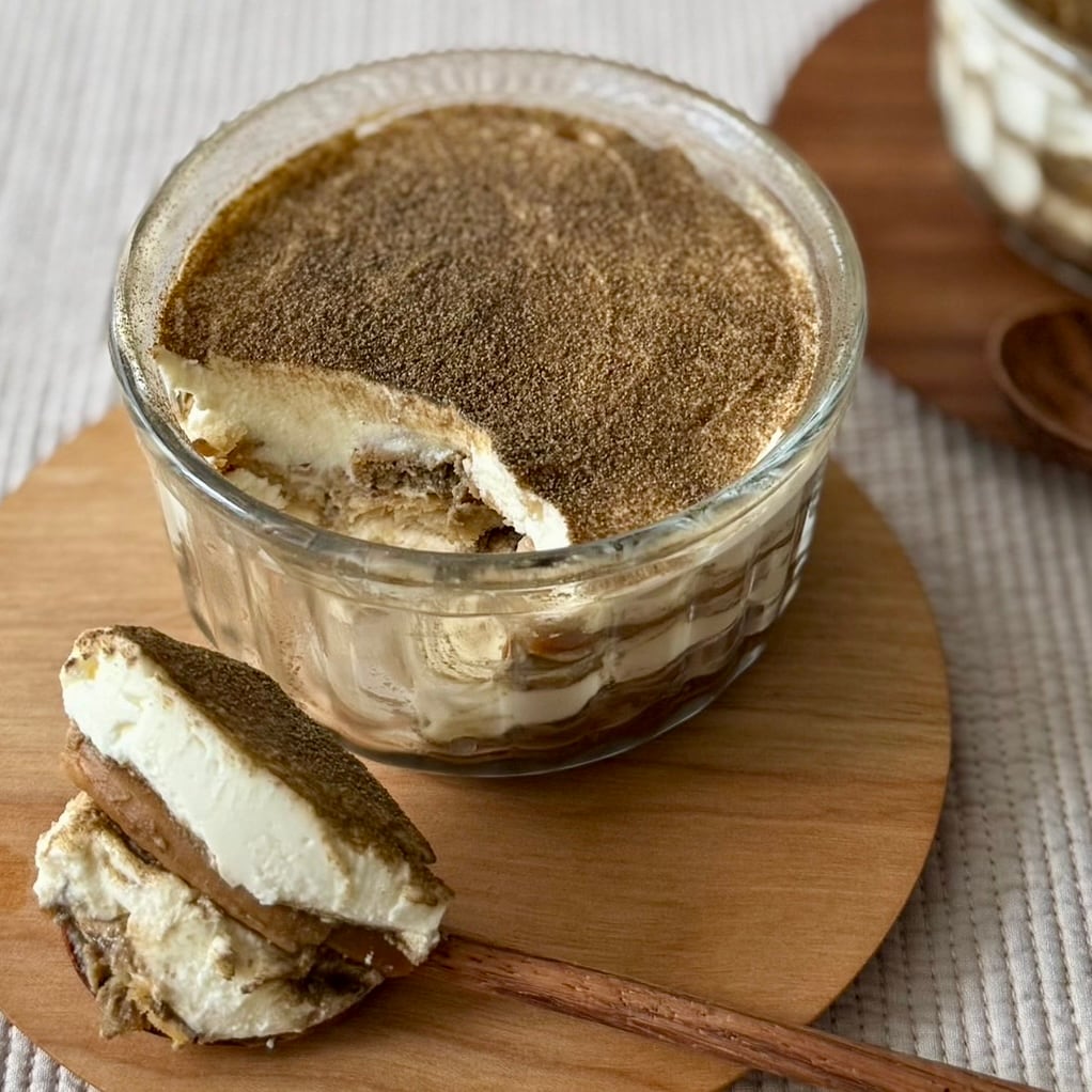 「ほうじ茶ラテ」で、簡単スパイシードリンク＆ティラミス_QKE9a8