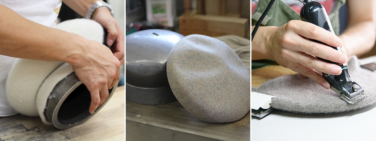 記事内画像:003 シンプルだからこそ素材が引き立つ。ファクトリーブランド【YOKOI BERET】