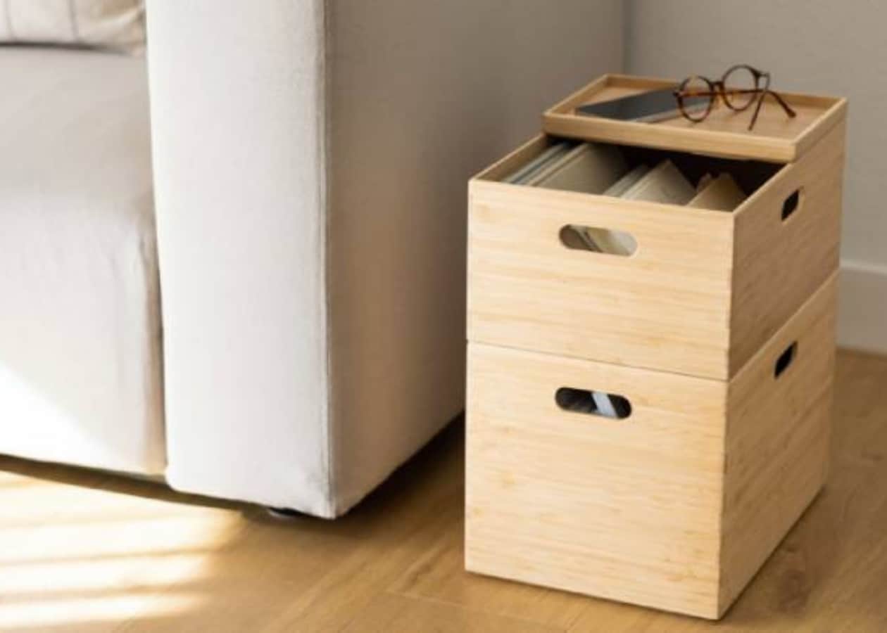 無印良品　収納用品　竹材ボックス・竹かご