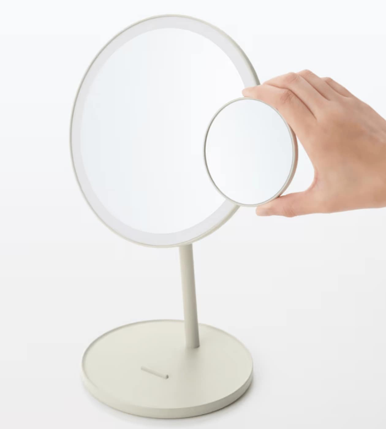 コードレスLEDライト付ミラー 無印良品