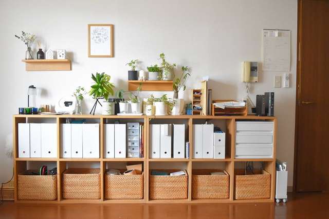 【みんなのお部屋実例】スタッキングシェルフの活用アイデア_F7GkdN