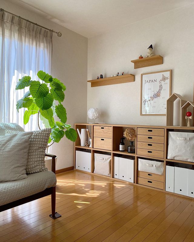 【みんなのお部屋実例】スタッキングシェルフの活用アイデア_rCBKA3