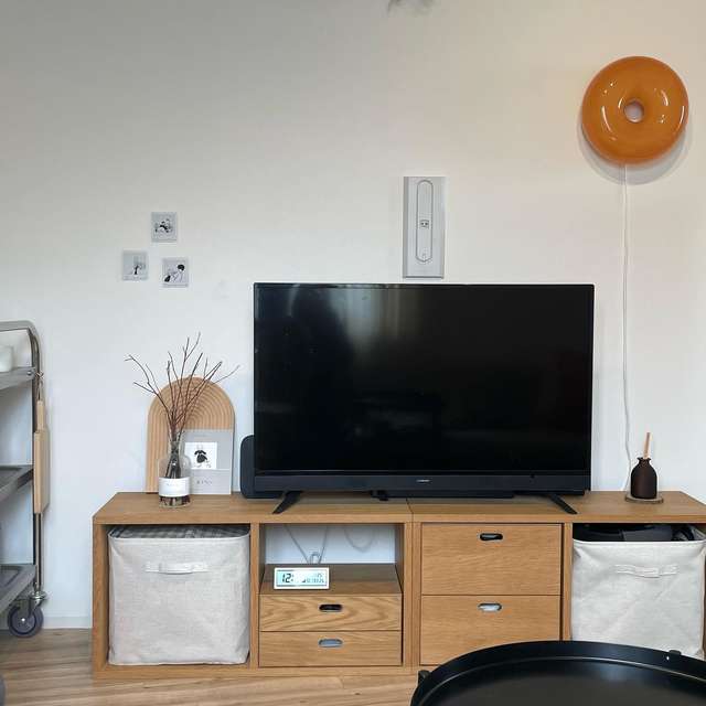 【みんなのお部屋実例】スタッキングシェルフの活用アイデア_E4eX64