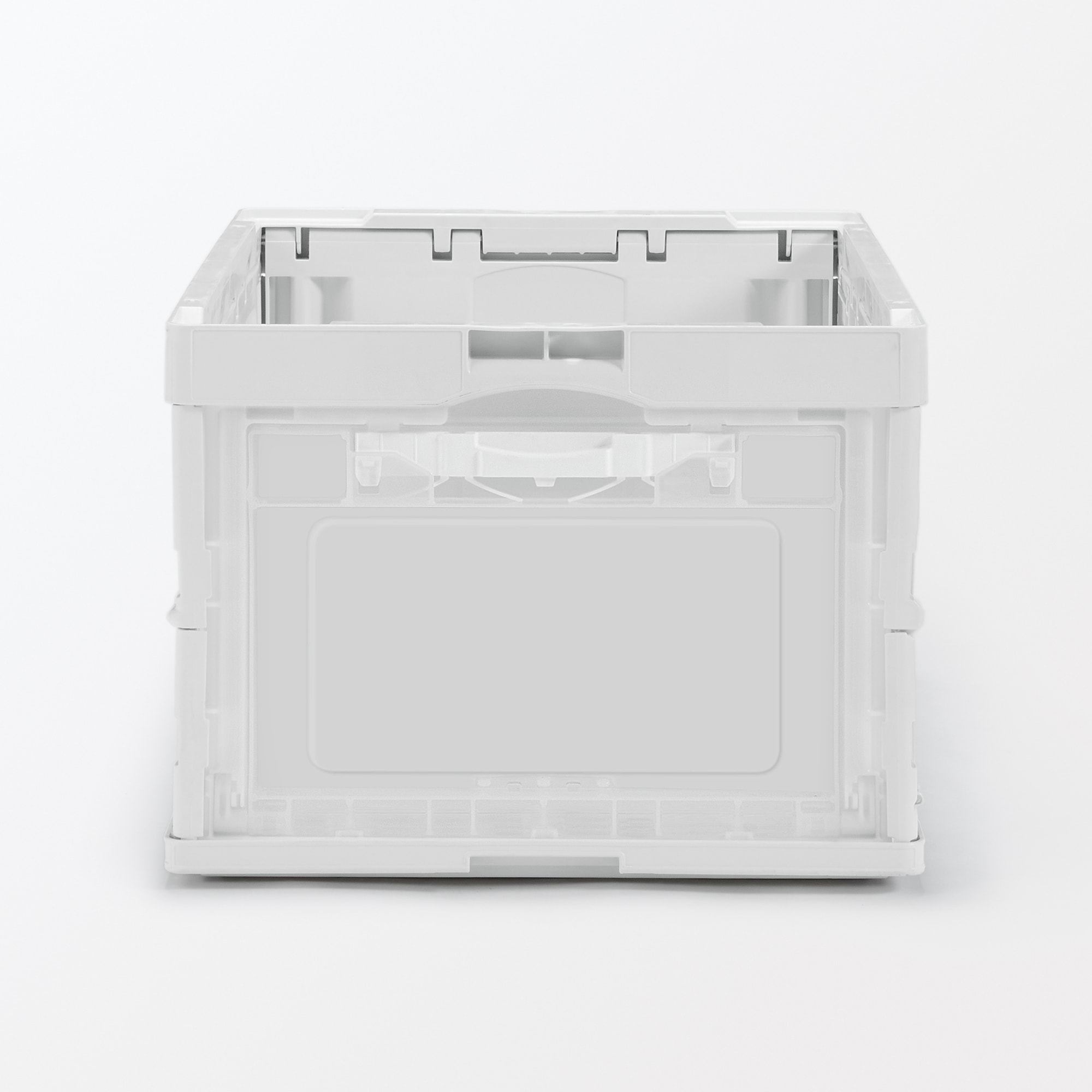 ポリプロピレン 折りたたみコンテナ 大 2面開閉扉付（5個セット