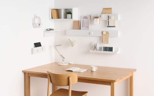 壁に付けられる家具