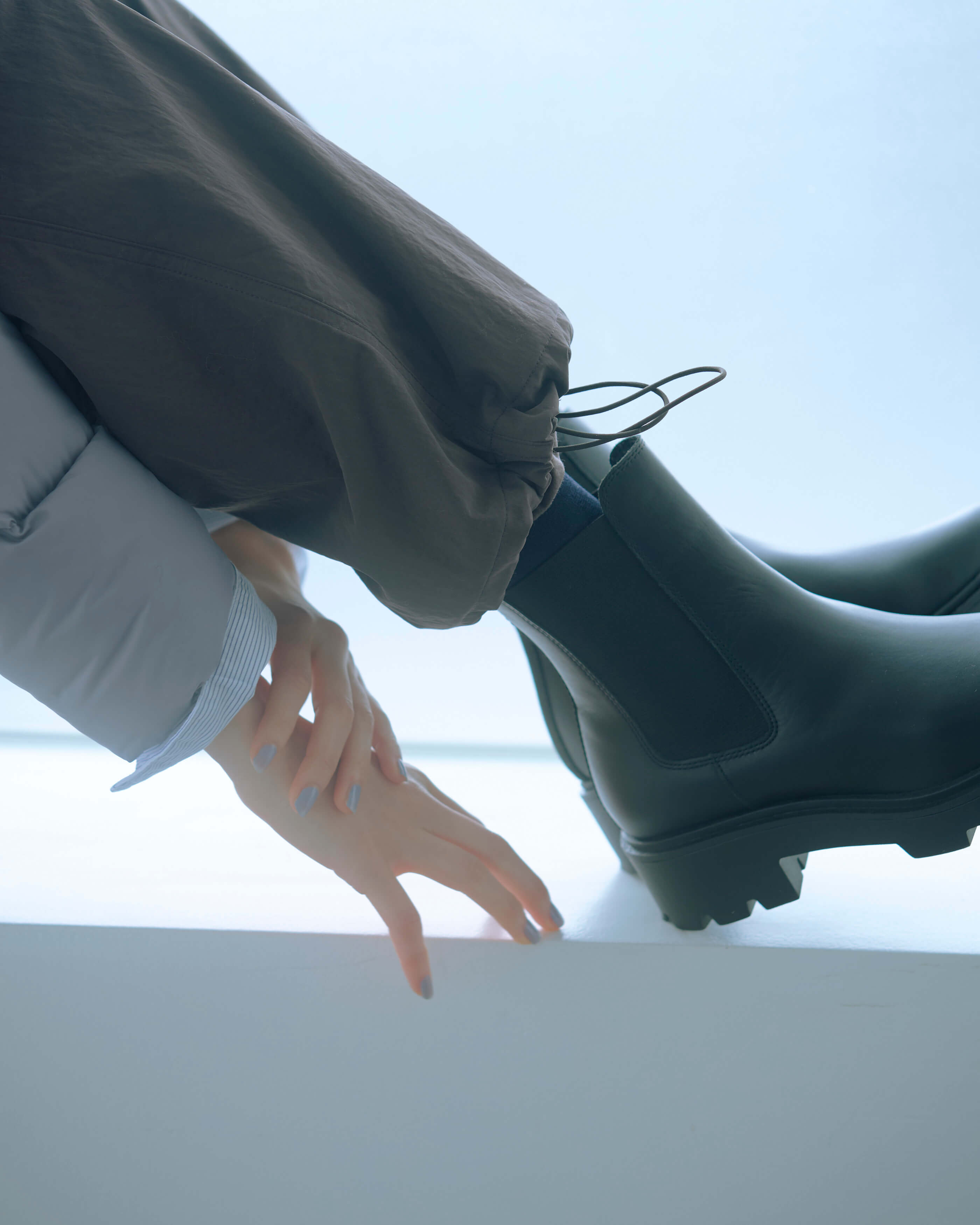 Day3 メリハリを効かせて、軽やかにスタイルアップ | 装いを、もっと自由に。冬の一週間コーディネート_IoL190