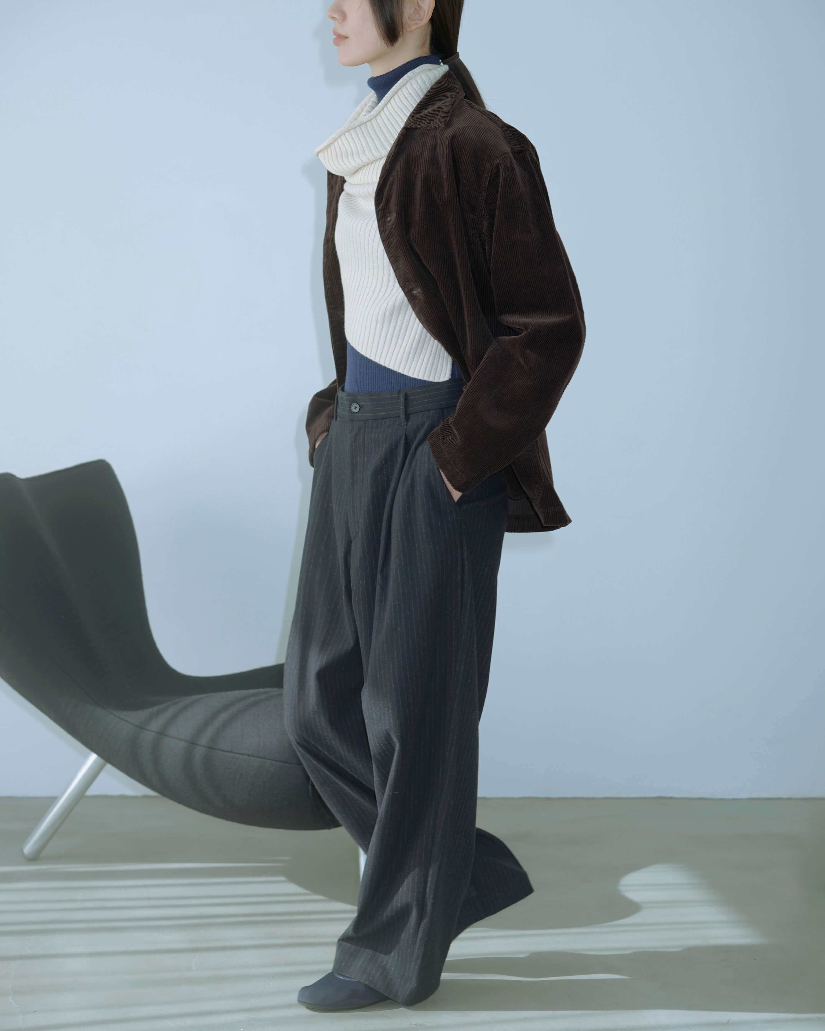 Day4 シルエットを活かして、凛とした装いに | 装いを、もっと自由に。冬の一週間コーディネート_1tdaK3