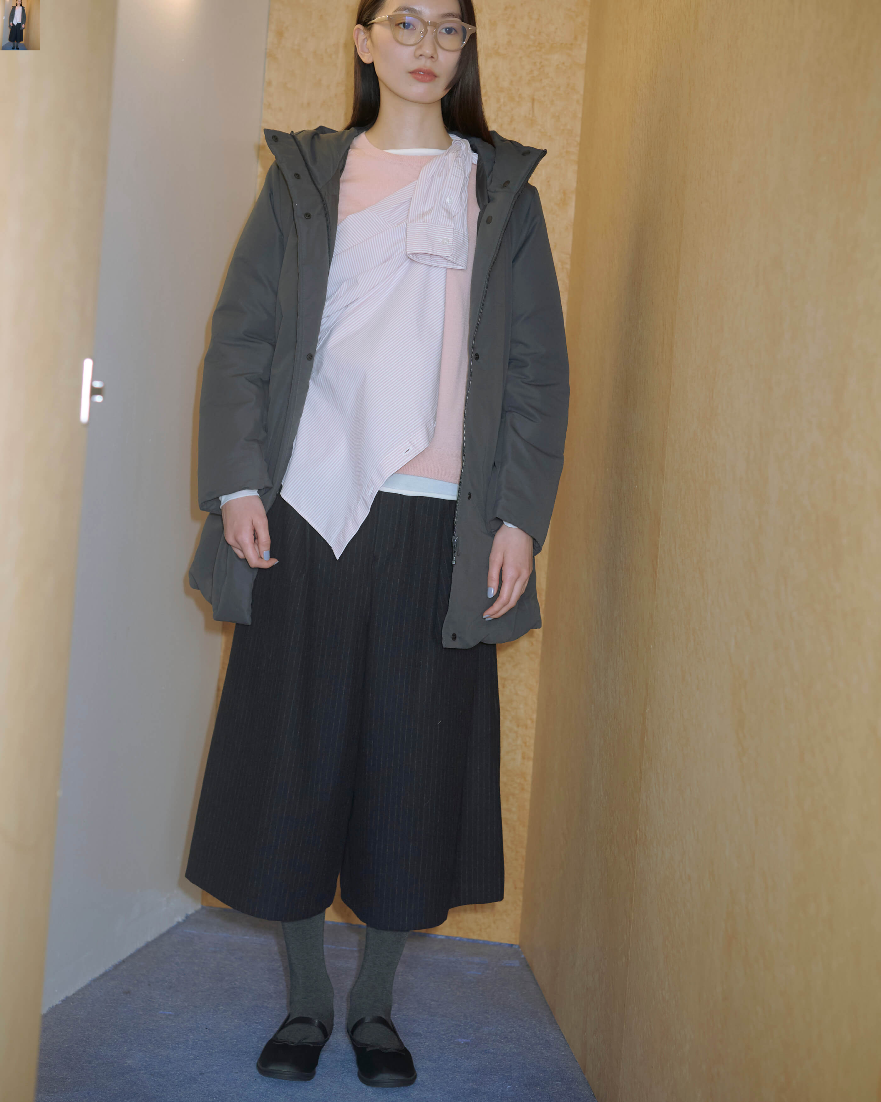 Day7 ミディ丈アウターを軽やかに、色合わせのひと工夫 ｜ 装いを、もっと自由に。冬の一週間コーディネート_Y3cgen