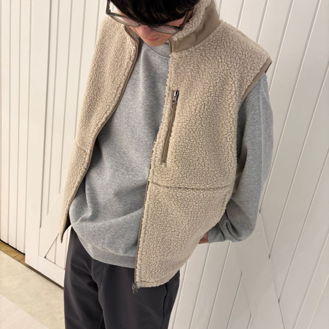 【スタッフコーディネート】一枚でも、重ね着しても。秋冬の万能選手、フリースアウター _VIz85e