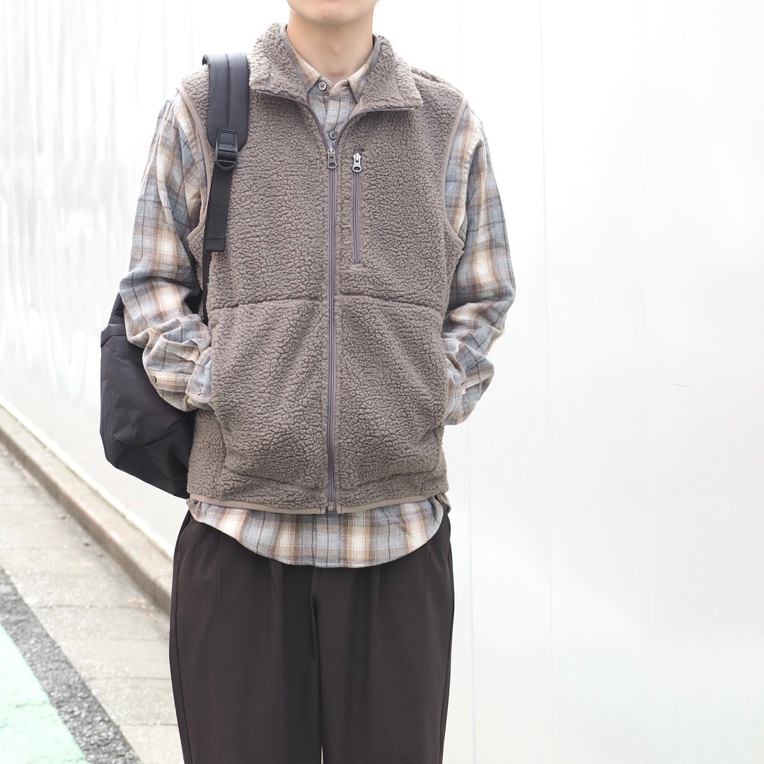 【スタッフコーディネート】一枚でも、重ね着しても。秋冬の万能選手、フリースアウター _Jlp5CB