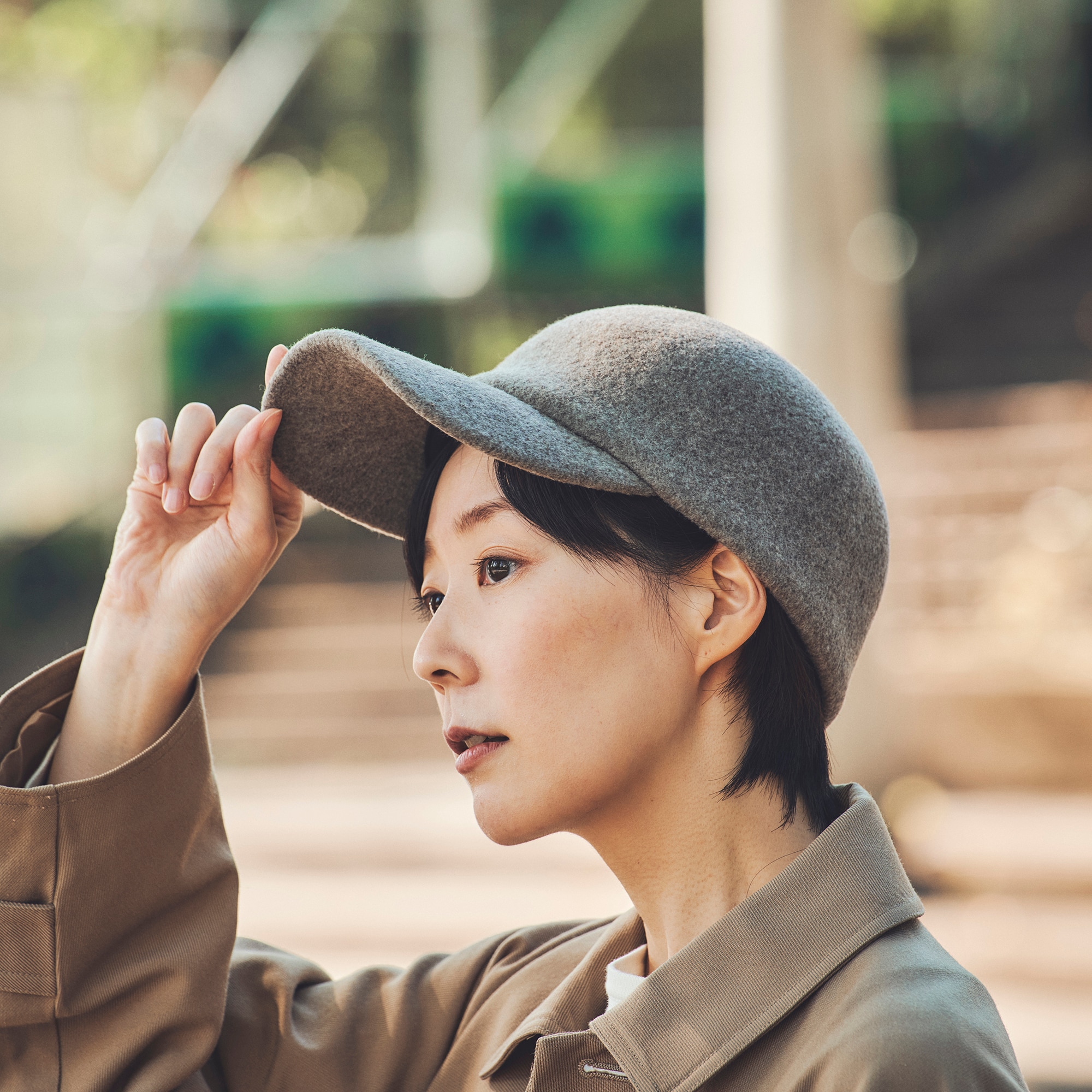 シンプルだからこそ素材が引き立つ。YOKOI BERETの帽子_WQD0j5