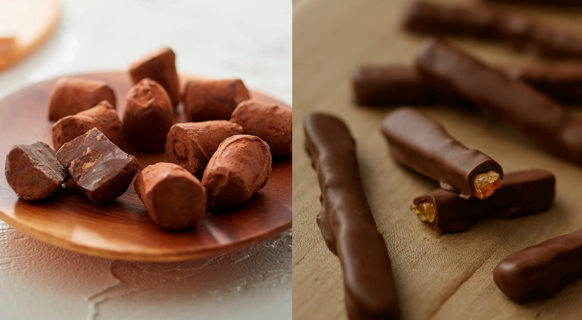 「カカオトリュフ」と「フルーツ入りチョコレート」の人気者、並べてみました。 | どっちのランキング_Oqm6q4