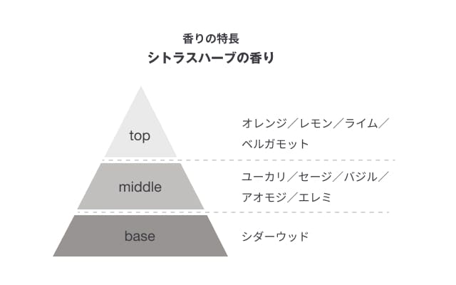 植物発酵液ヘアケア薬用スカルプ香りの特長