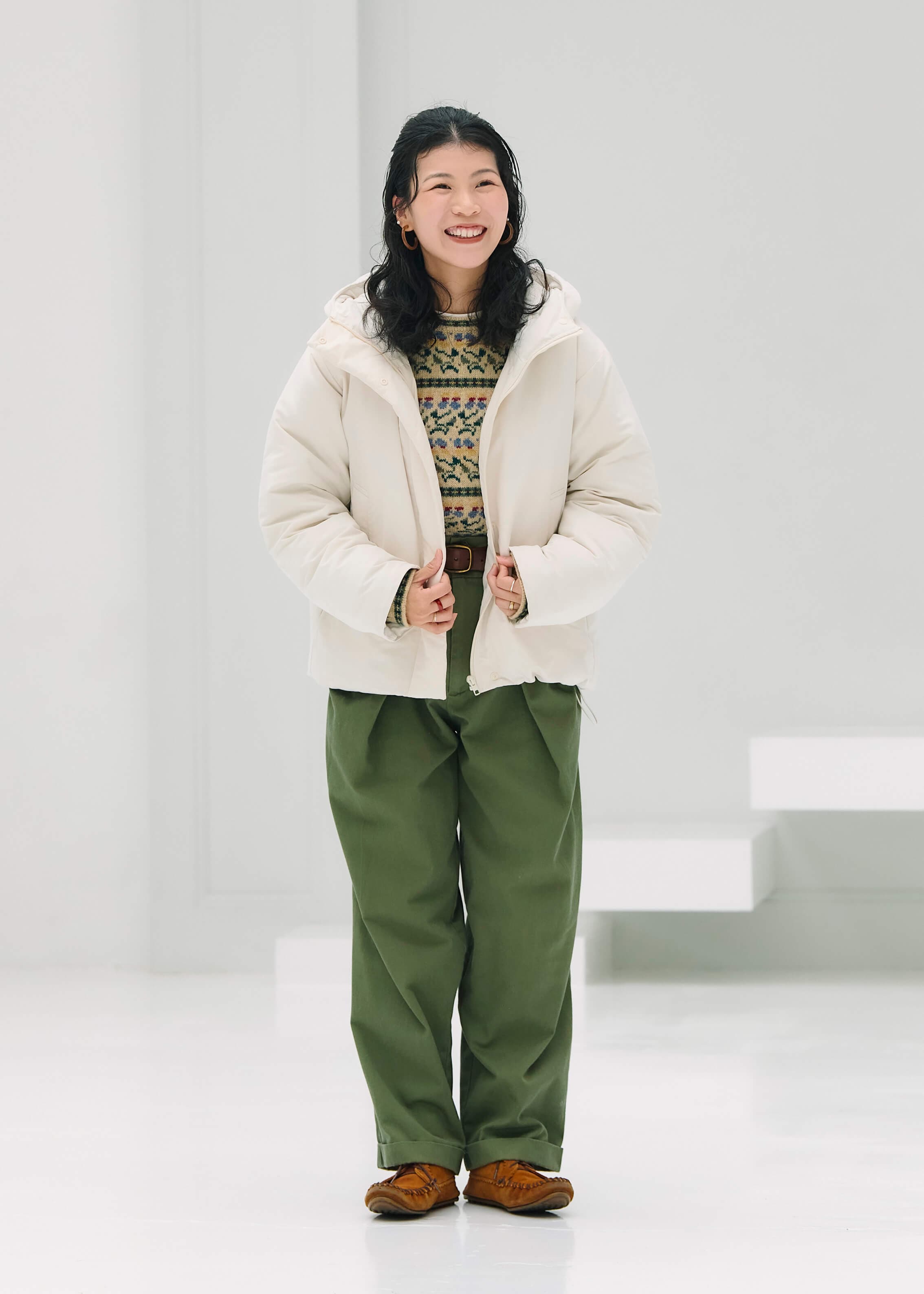 スタッフのリアルな着こなし ｜ 撥水 ダウンジャケット_2kEc6n