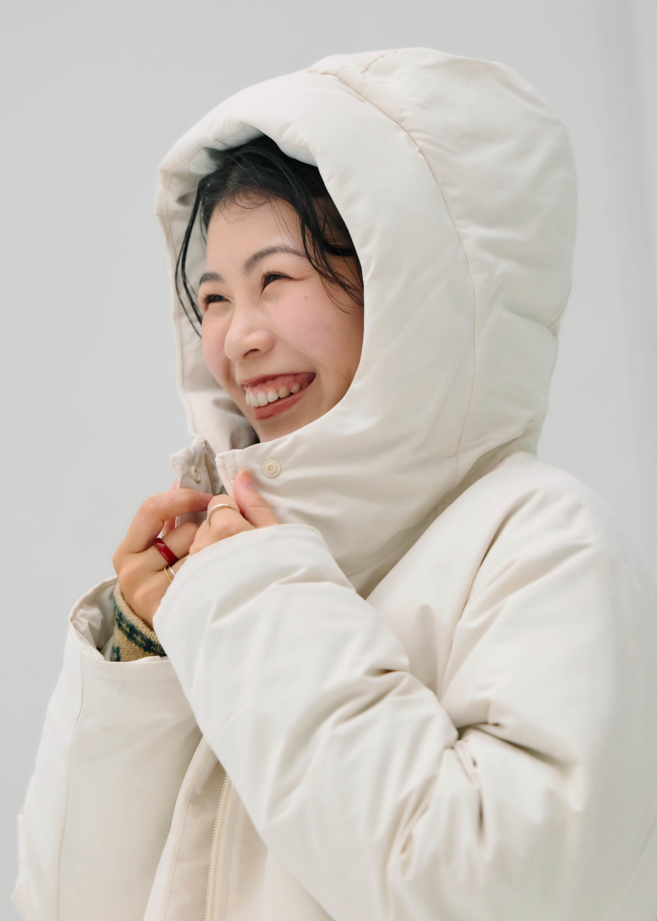 スタッフのリアルな着こなし ｜ 撥水 ダウンジャケット_2emUop