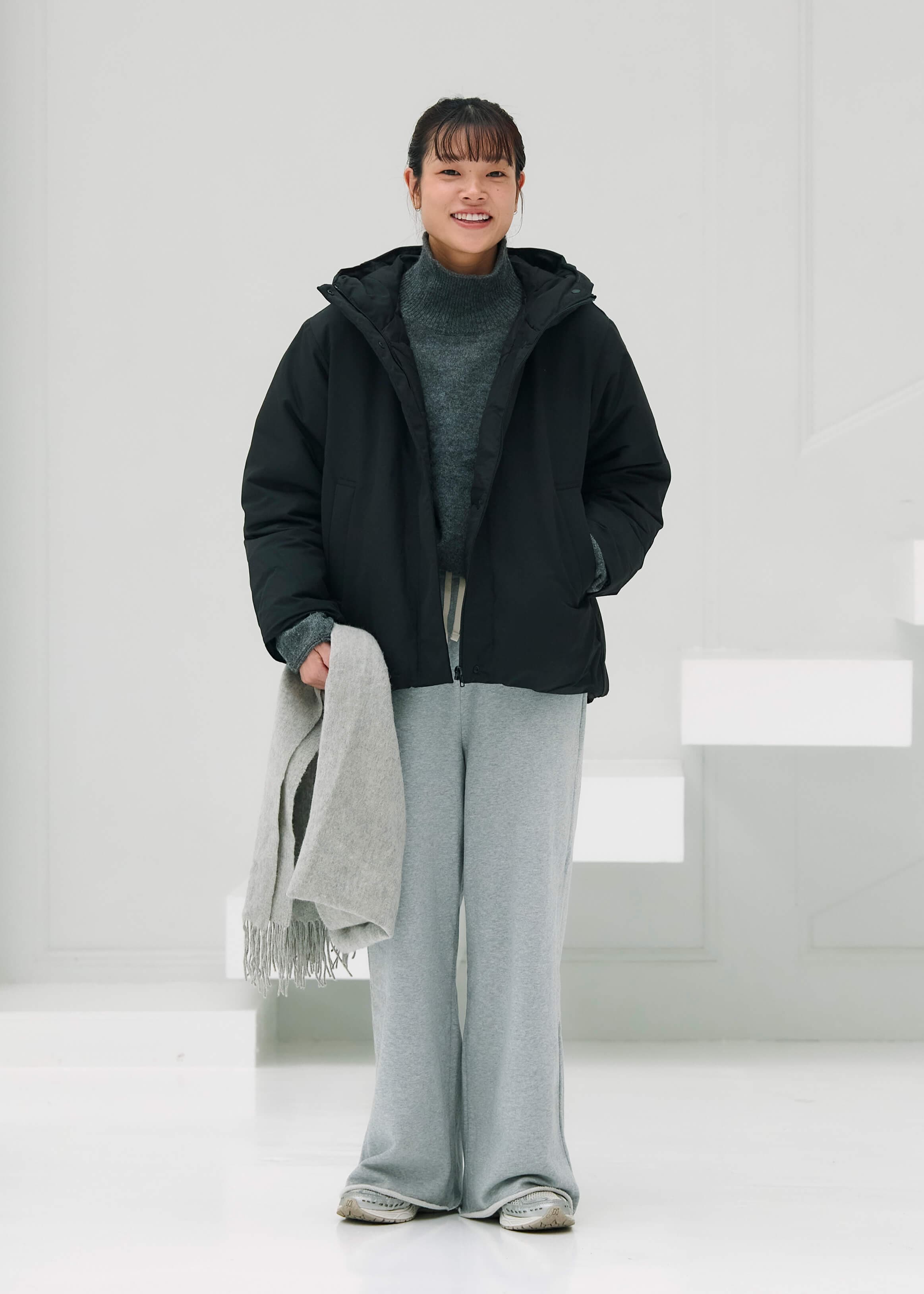 スタッフのリアルな着こなし ｜ 撥水 ダウンジャケット_Ux6Ds3