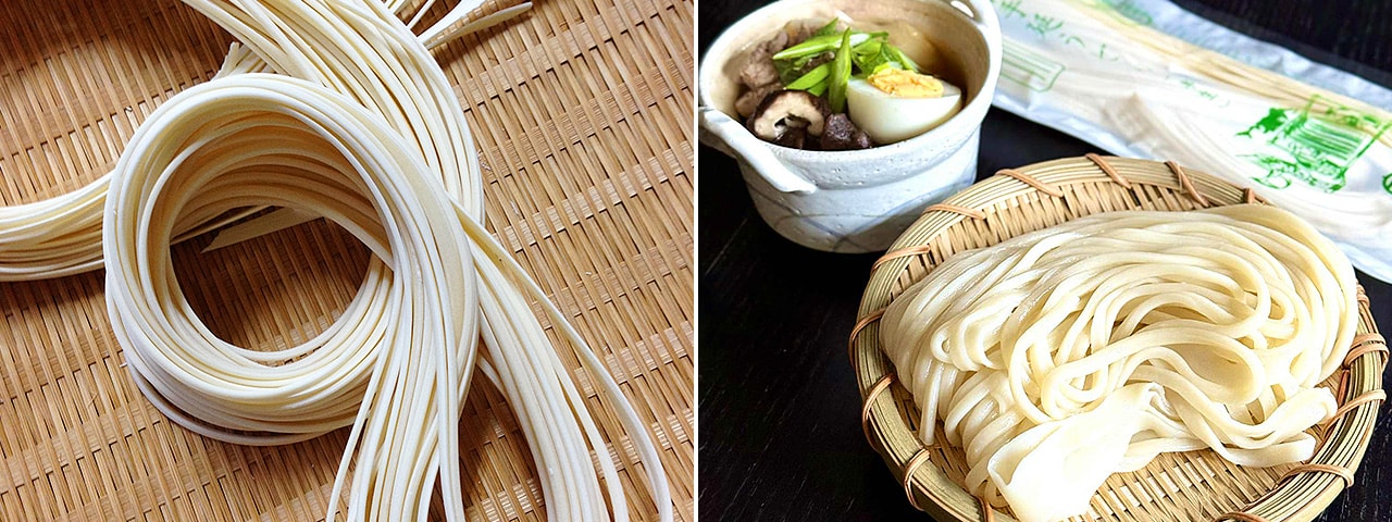 記事内画像：002 職人が伝統の手延べ半生戻し製法で生み出す”口福”麺【間杉手延製麵所】