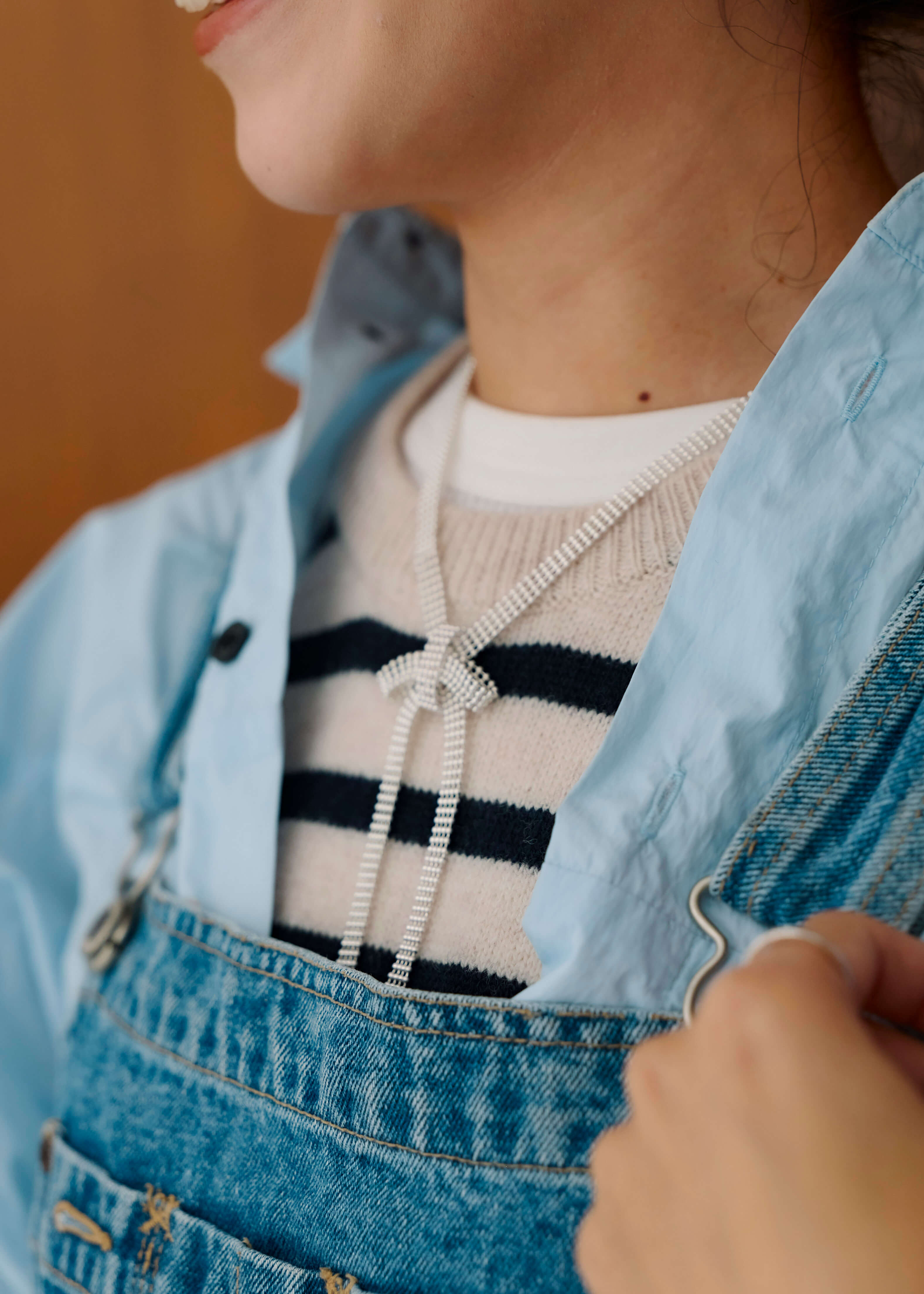 スタッフのリアルな着こなし ｜ 洗えるウール クルーネックセーター_1tZPUG