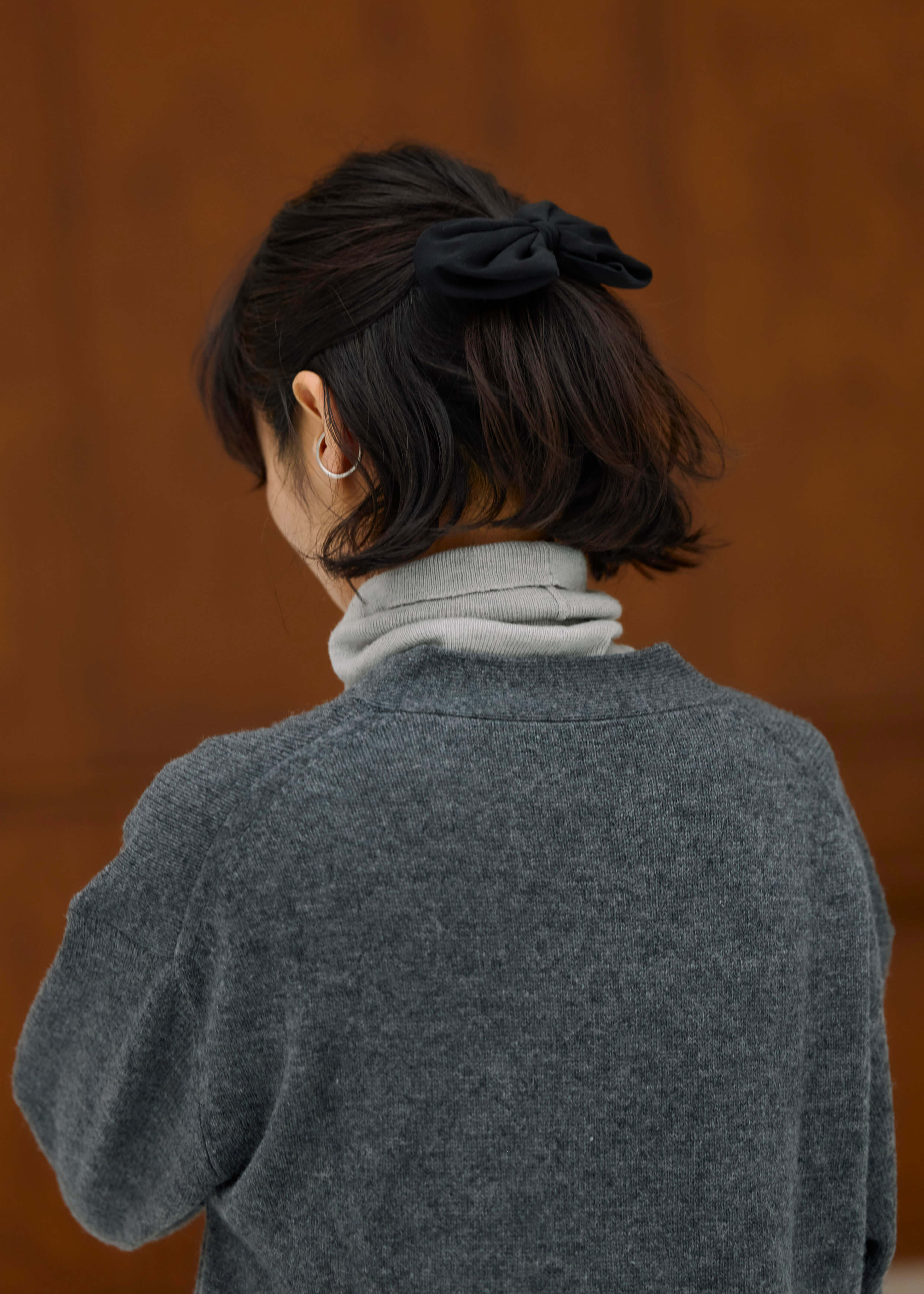 スタッフのリアルな着こなし ｜ 洗えるウール Vネックカーディガン_YbfG5J