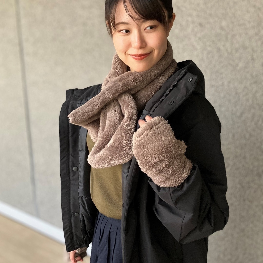【スタッフコーディネート】マフラー、手袋…外に出かけたくなる冬小物 _eowr4Y