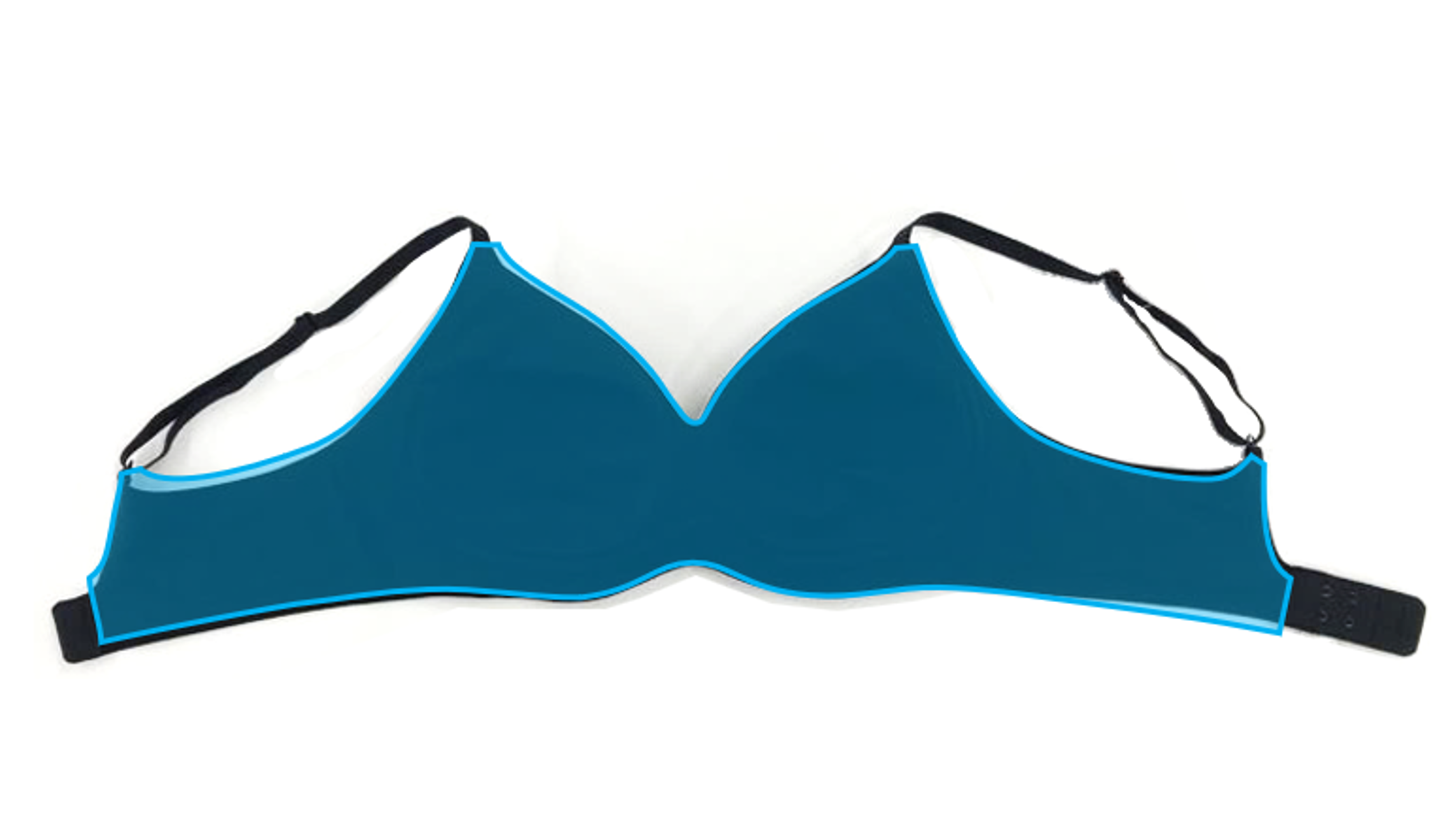 肌に当たる面がフラットな画像